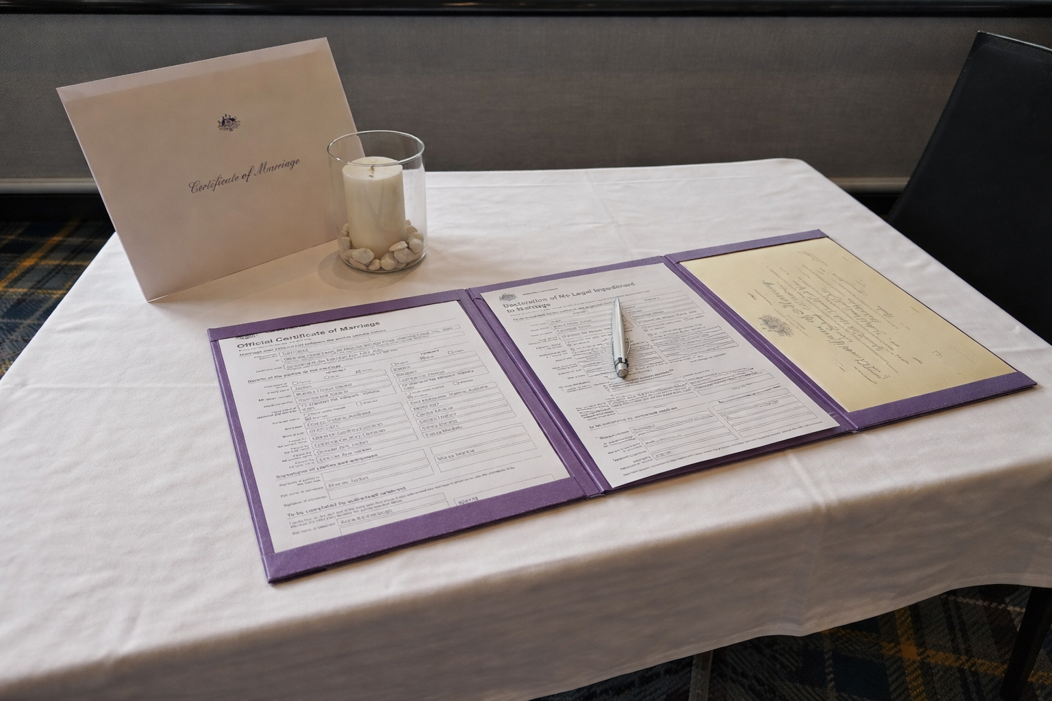 Official marriage registration Melbourne BDM